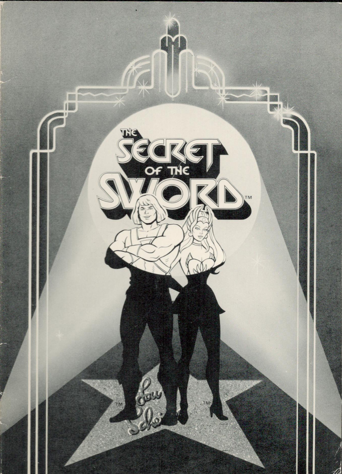 Melendy Britt - Invitation to "The Secret of the Sword" Premiere (JSA COA)