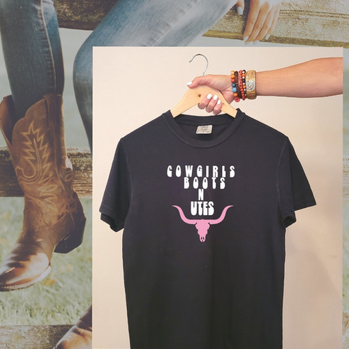 COWGIRLS BOOTS AND UTES WEAR IT LOUD APPAREL