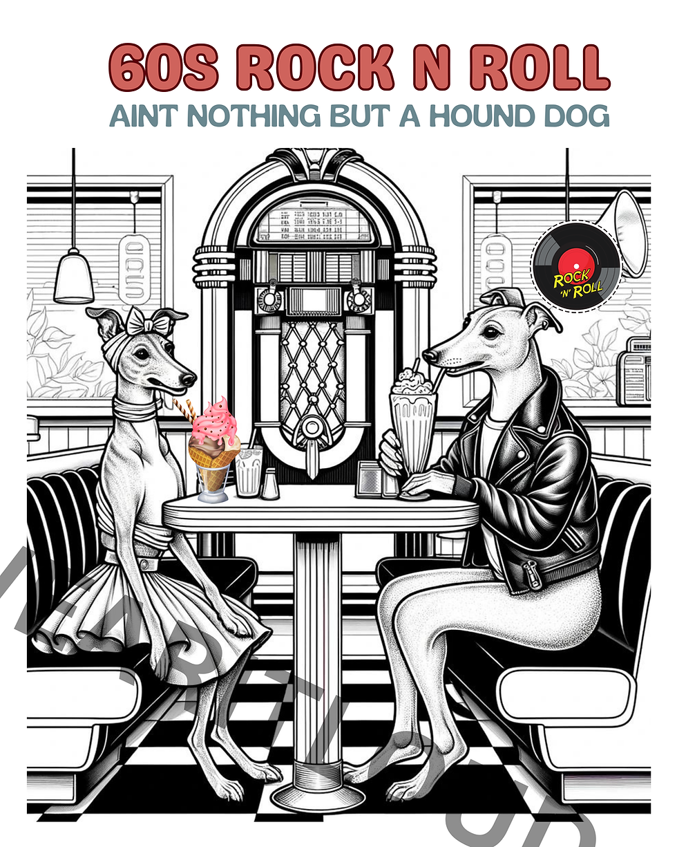 Thumbnail: Whippet coloring pages printable