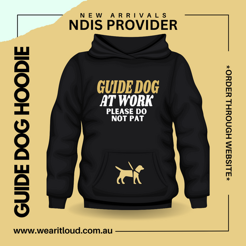 GUIDE DOG AT WORK | WEAR IT LOUD APPAREL