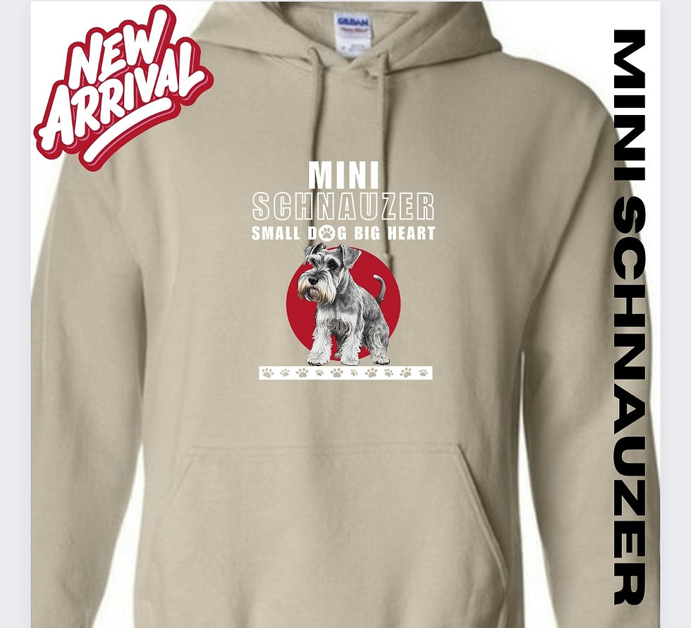 Thumbnail: Mini schnauzer hoodie