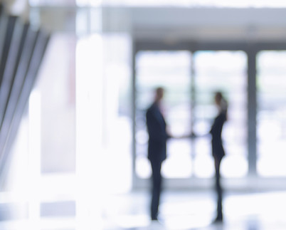 Blurred Business People
