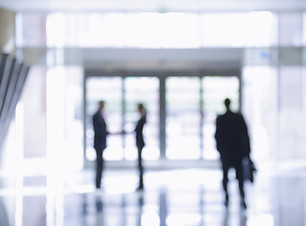 Blurred Business People