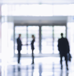 Blurred Business People