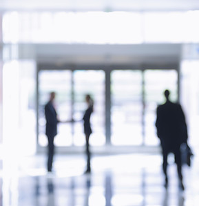 Blurred Busines People