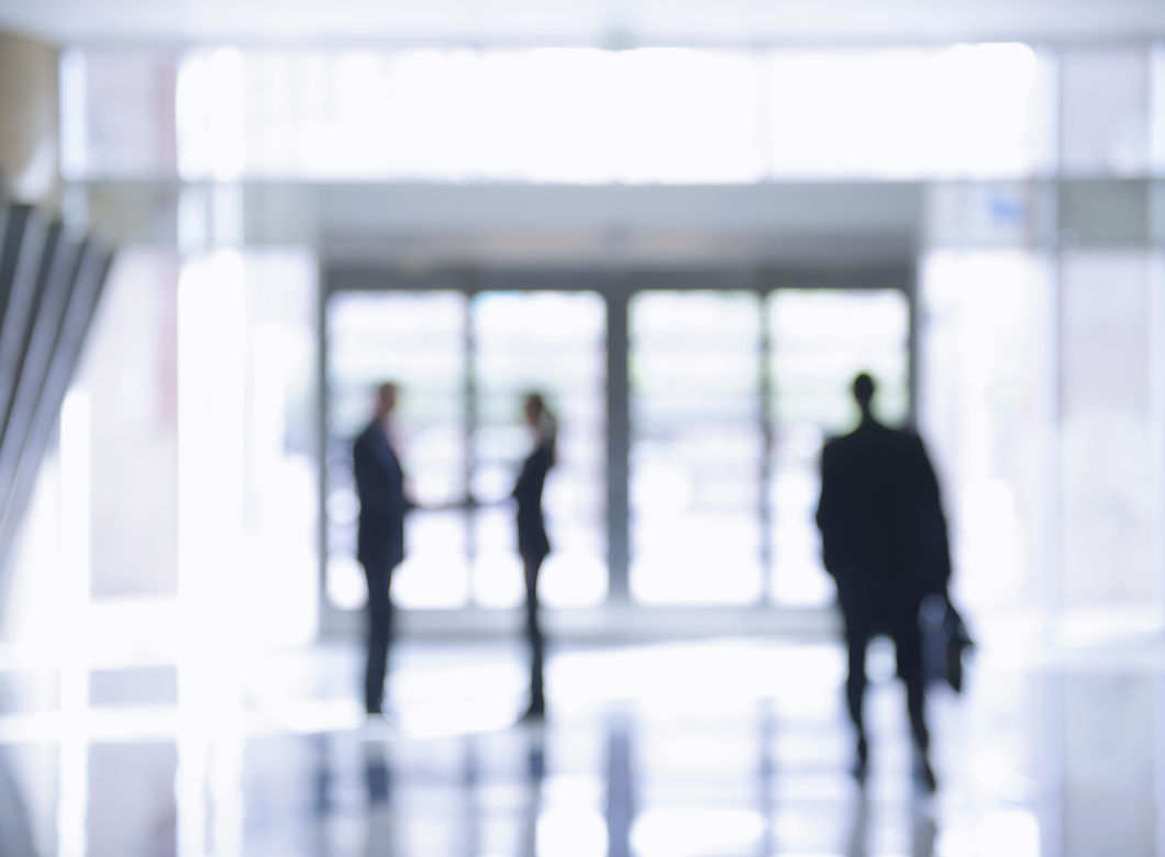 Blurred Busines People