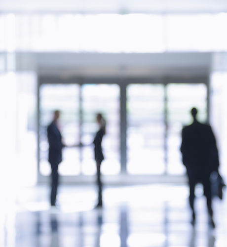 Blurred Busines People