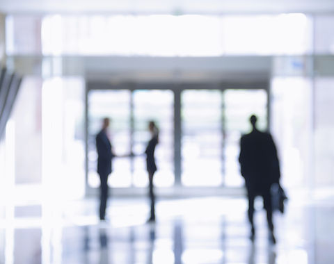 Blurred Busines People