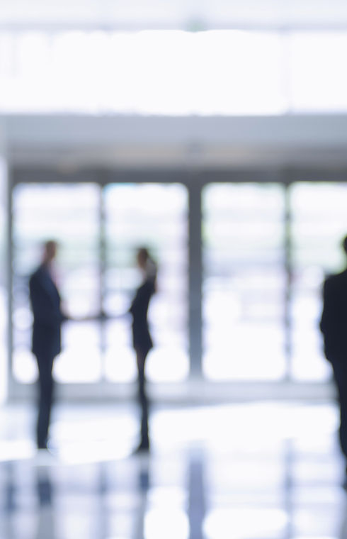 Blurred Busines People