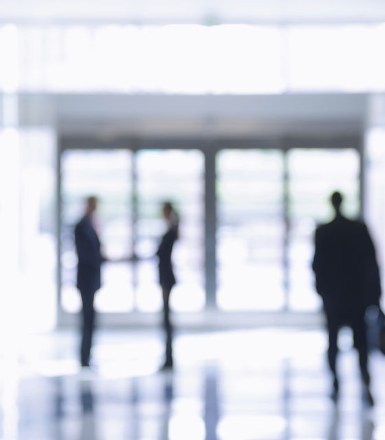 Blurred Busines People