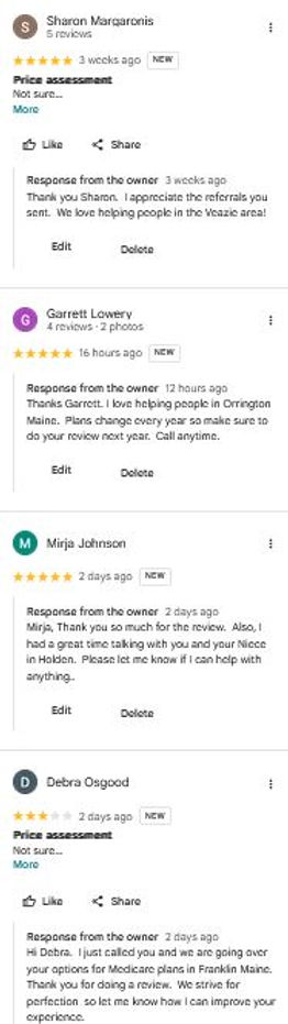 google reviews and response on 1124