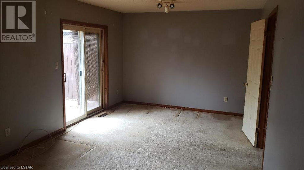 Primary bedroom before our home renovation and layout changes