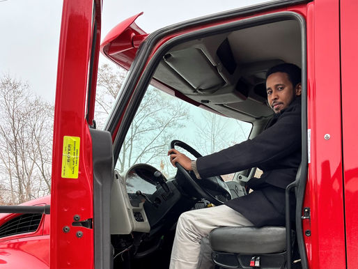 Adam’s Success: Driving Big Trucks