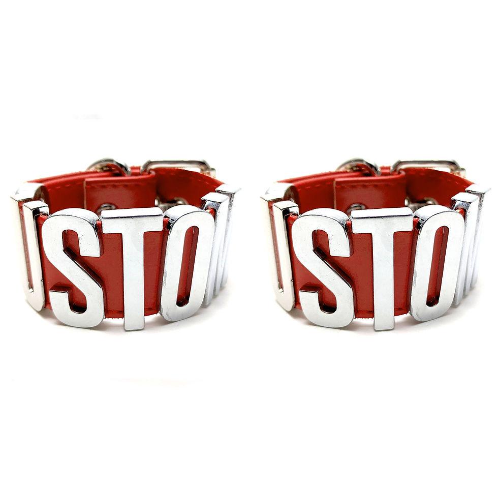 Thumbnail: Custom Pink or Red Bracelet Set