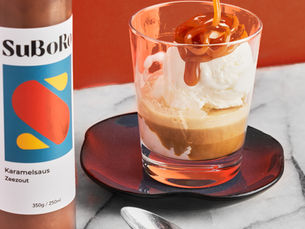Affogato met karamel