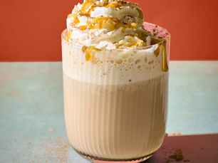 Pumpkin spice caramel latte