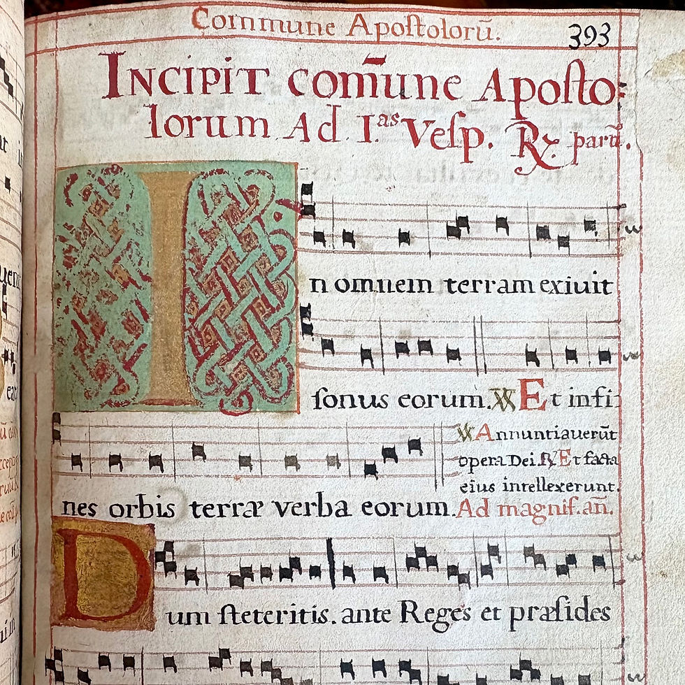 Thumbnail: Carthusian 'Gradual' from Valbonne Abbey.