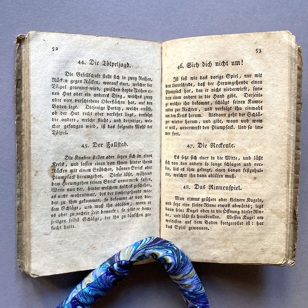 Thumbnail: Book of games: Prize book awarded to a schoolgirl. 1 U.S. copy.