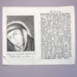 Miraculous ‘Madonna of the Glass’ at Absam. Unrecorded engraving.