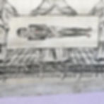 Thumbnail: Holy Shroud of Besançon: Engraving on silk depicting this now-lost relic.