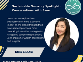 Sustainable sourcing spotlight, conversations with Jane