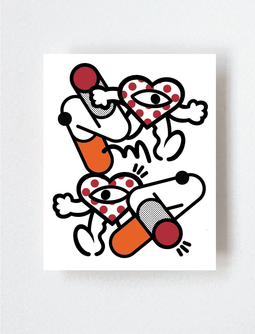 Mul x Penfold 'Hearts and Tabs'