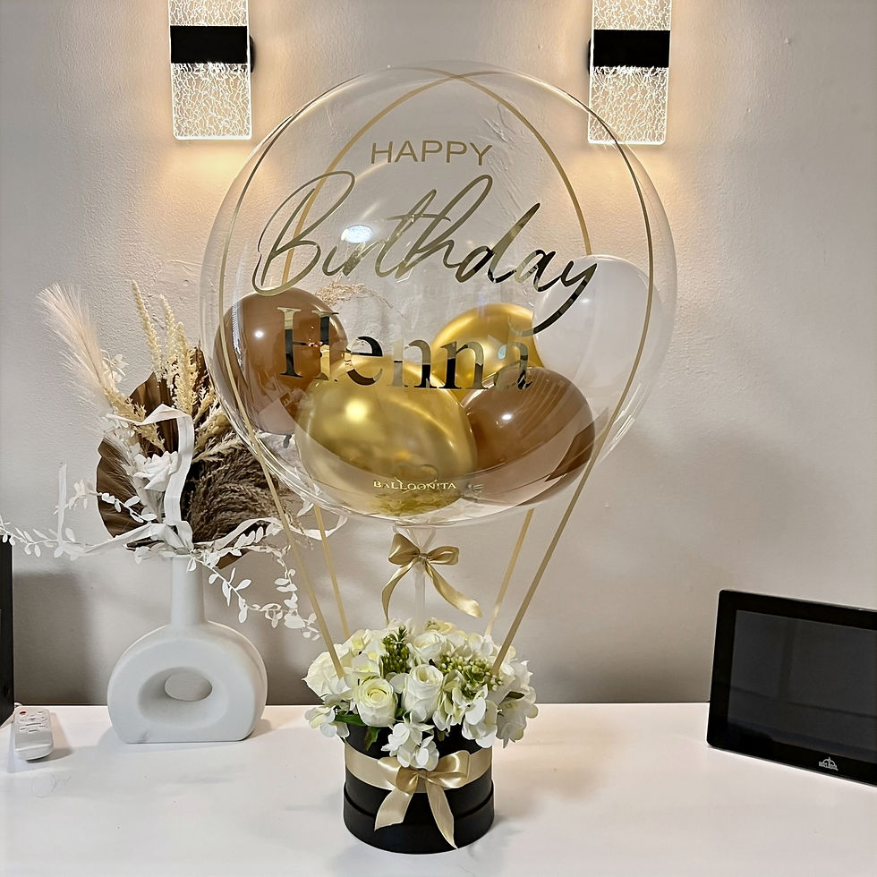 Gold writing lux black box