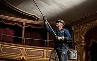 Height Cleaning - Theatre Cyclorama - TheatreQC