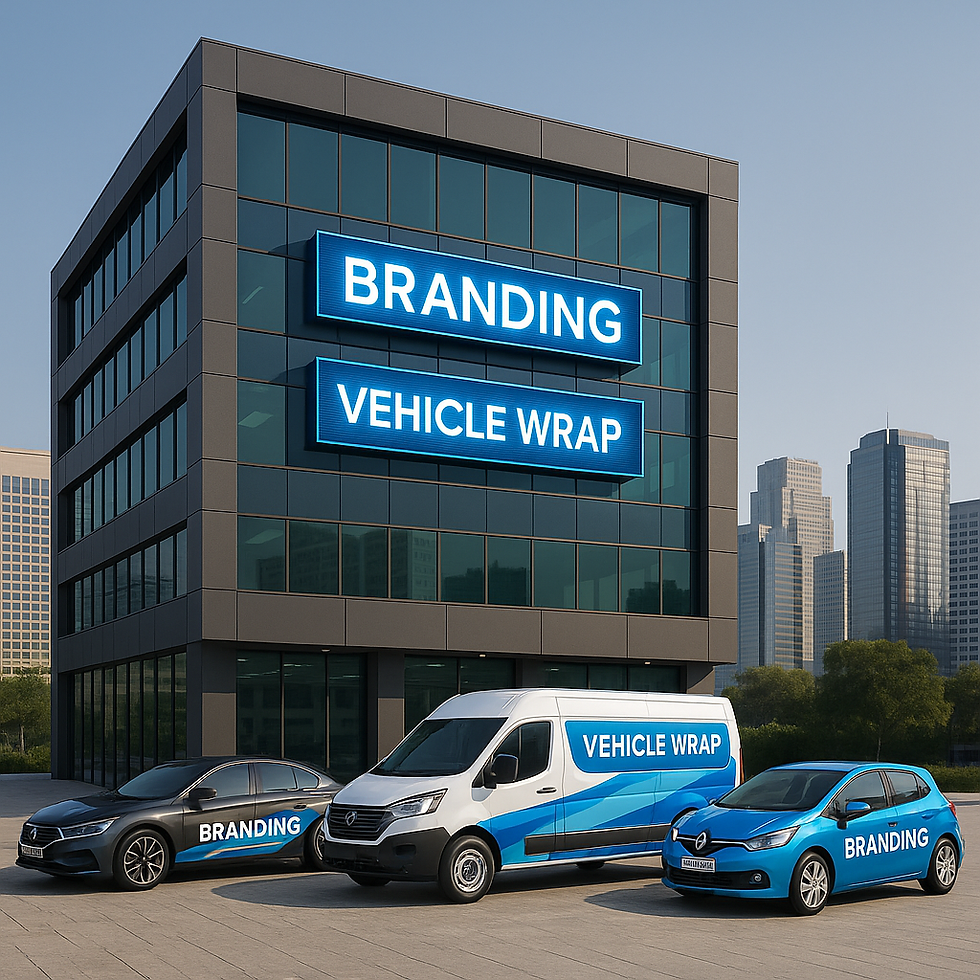 Professional branding and vehicle wrap services in Hyderabad HITEC City