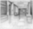 Hallway study with pencil