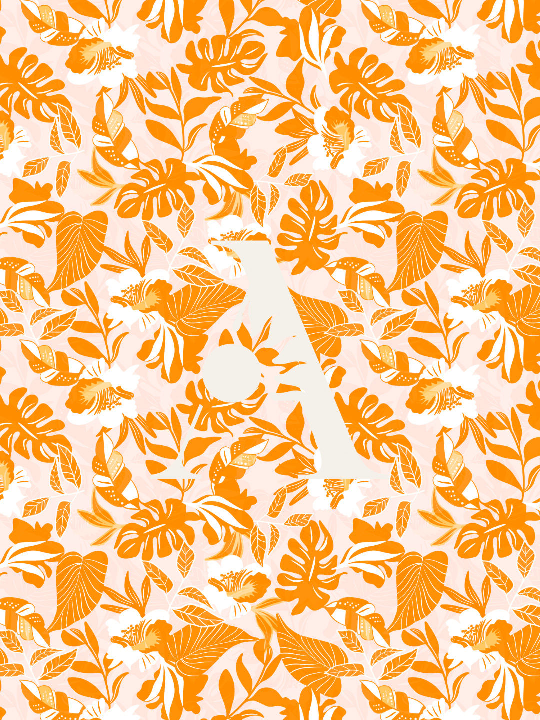 Tropical Block - Graphic Floral Print +1