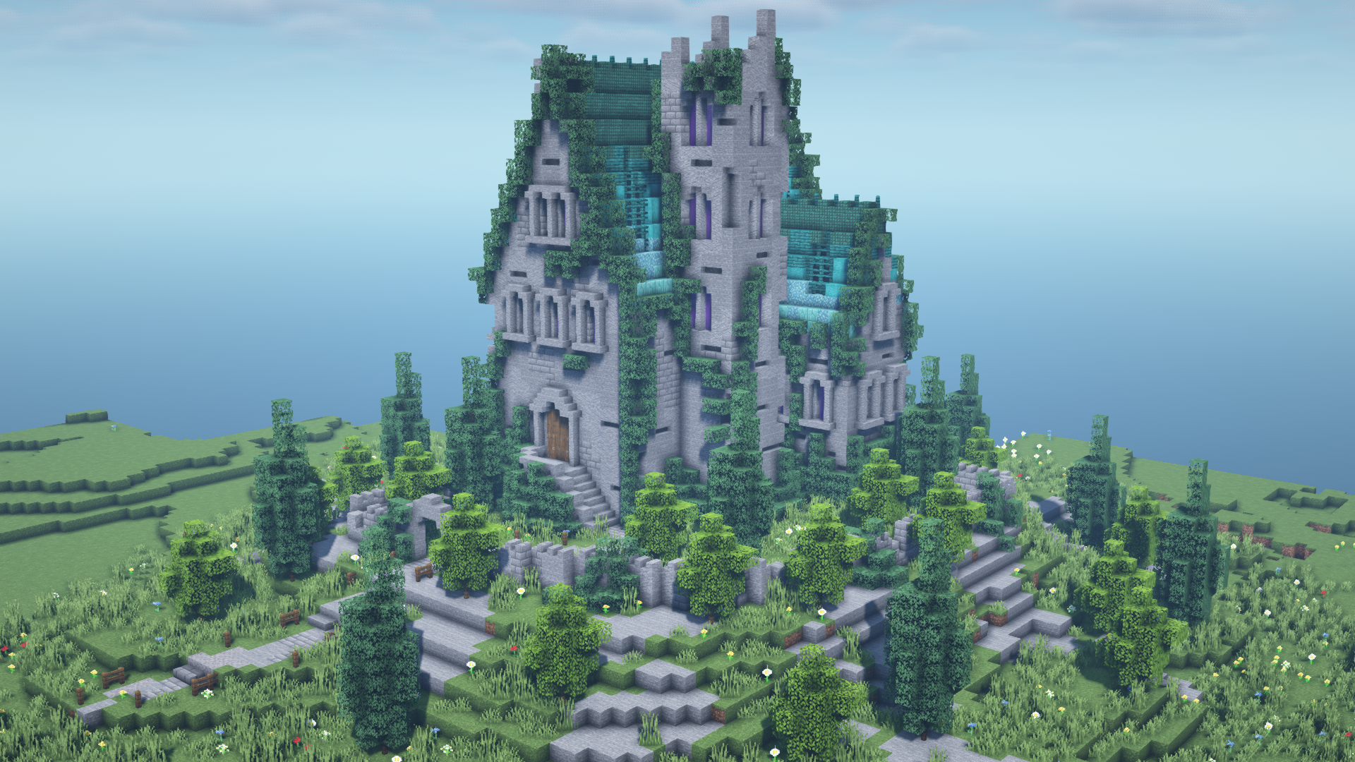 minecraft abandoned castle minecraft abandoned castle