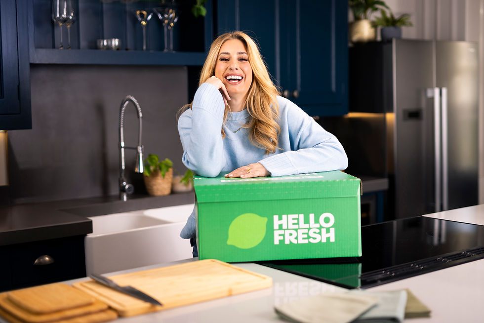 Cooking Up Campaigns, Commercial Photography with Stacey Solomon for Hello Fresh