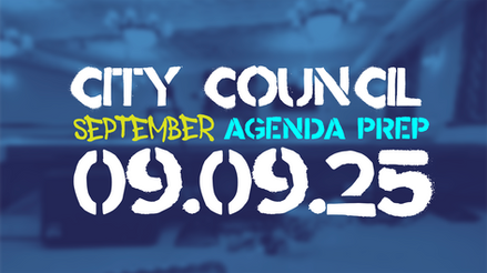 September Agenda Prep Rundown