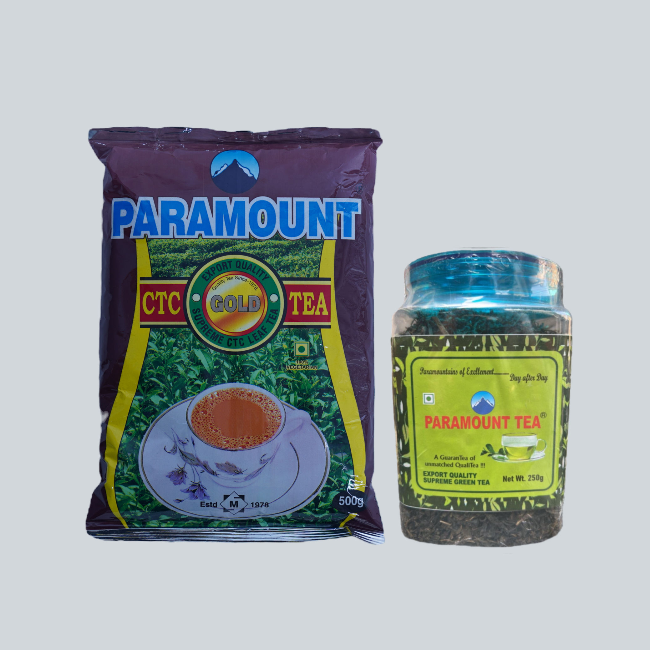 PARAMOUNT SUPREME CTC TEA - LEAF (500 GM ) + GREEN TEA (250GM)
