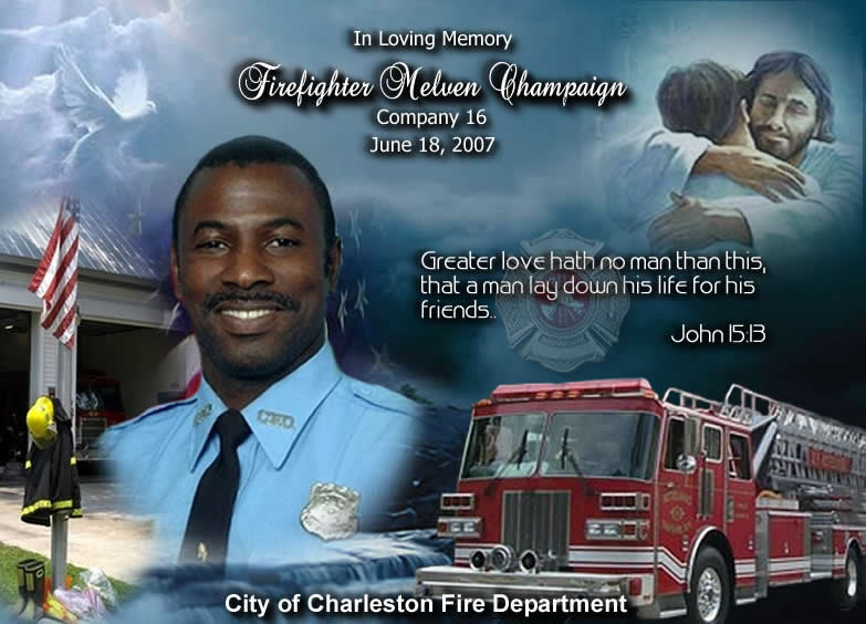Firefighter Melven Champaign