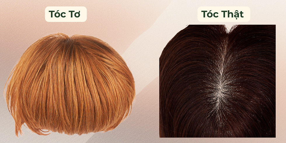 Sự khác nhau giữa tóc sợi nhân tạo và tóc thật