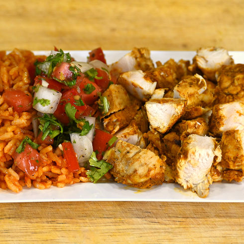Spanish Rice · Pico de Gallo