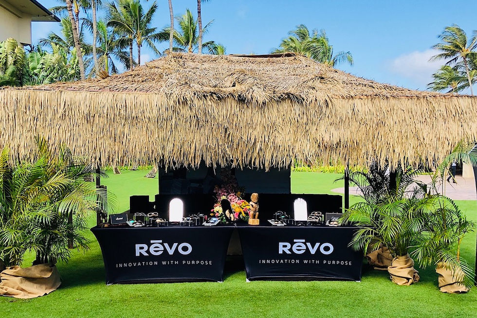 Revo on-site gifting experience with wet paint group