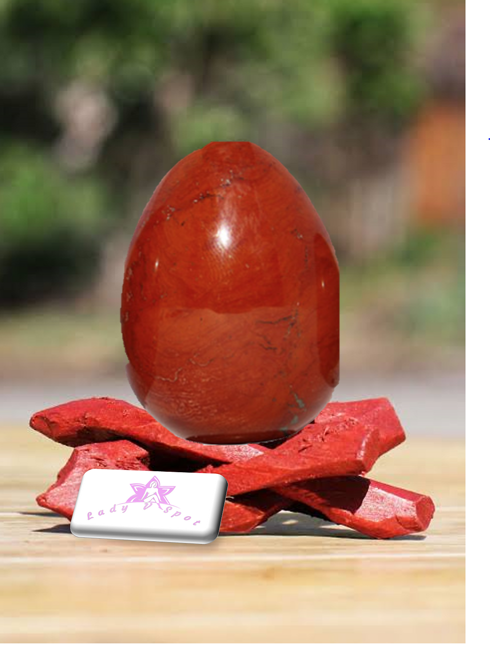 Red Jasper Yoni Egg