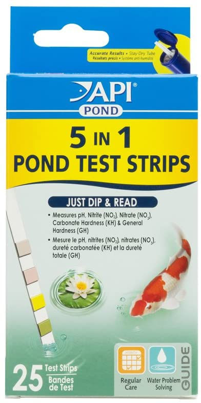 API 5 in 1 Pond Test Strips