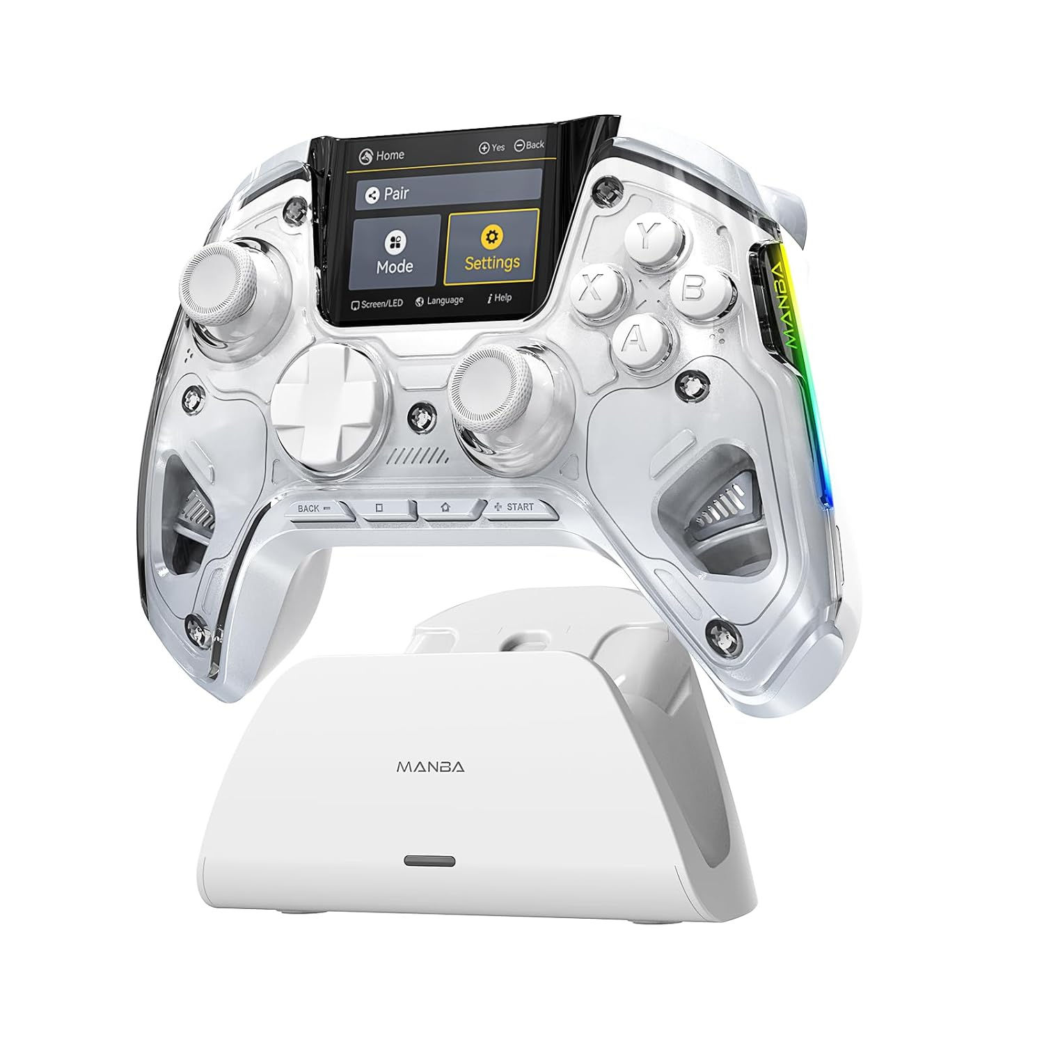 Manba One V2 Wireless Gaming Controller for Switch/PC/iOS/Android Hall Effect St