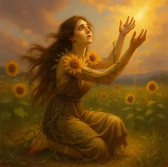 Yunan mitolojisinde Klytie, güneş tanrısı Helios’a aşkıyla tanınan ve ayçiçeğine dönüşen su perisi.