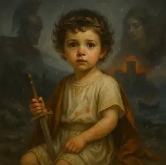 Yunan mitolojisinde Hektor’un küçük oğlu, Truva’nın yıkımıyla ölüme sürüklenen Astyanaks.