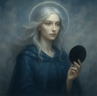 Ay ve kehanetle ilişkilendirilen titanid Phoebe, Apollon ve Artemis’in büyükannesi.