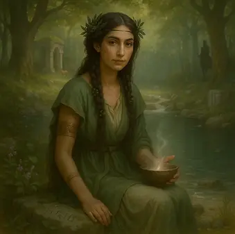 Yunan mitolojisinde Khariklo, Athena’nın yoldaşı ve Teiresias’ın annesi olan bilge dağ perisi.