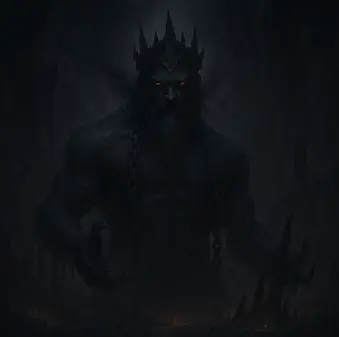 Yunan mitolojisinde en derin karanlık uçurum ve tanrıların cezalandırma diyarı Tartaros.