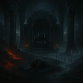 Yunan mitolojisinde Hades’in Evi, ölülerin ruhlarının hükme bağlandığı ve üç başlı Kerberos’un beklediği yeraltı sarayı.