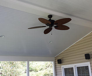 Screened In Porches with Ceiling fans