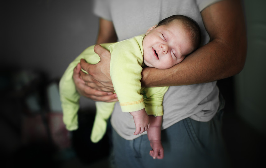 image of baby smiling